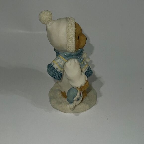 Enesco Cherished Teddies Figurine Earl Model 131873 Warm Hearted Friends Snowman - Picture 6 of 8